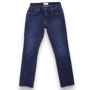 Tecovas Jeans Mens 29x31 Dark Blue Slim Tapered Stretch‎ Denim 5 Pocket Made USA